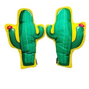 SunnyLife Cactus Throw Pillows Set Embroidered Dopamine Decor Outdoor Indoor